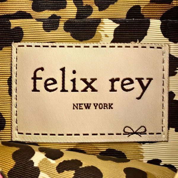 Felix Rey New York Gold Mesh Pink White Clutch Bag