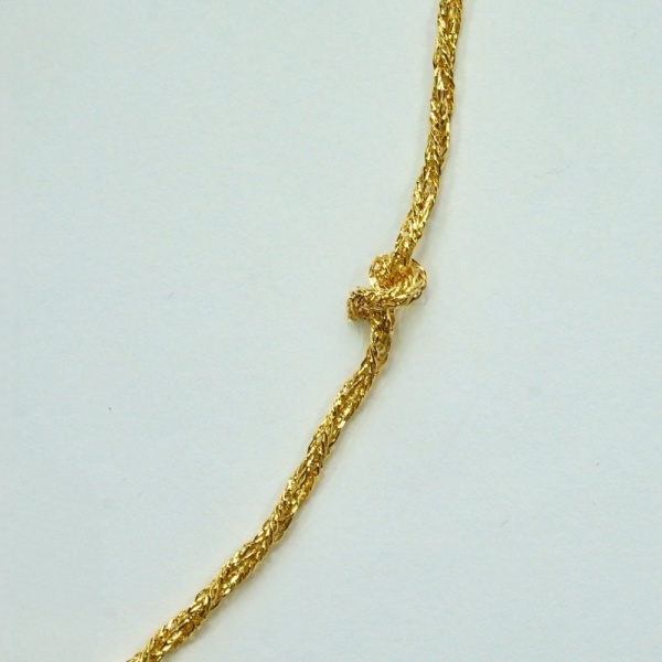 Florsheim of London 18K Gold Plated Knot Necklace