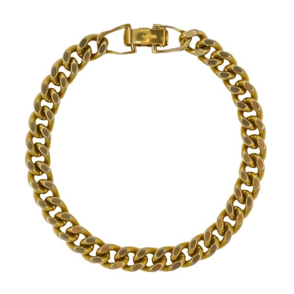 1970s Avon Gold Plated Classic Style Wristchain Bracelet