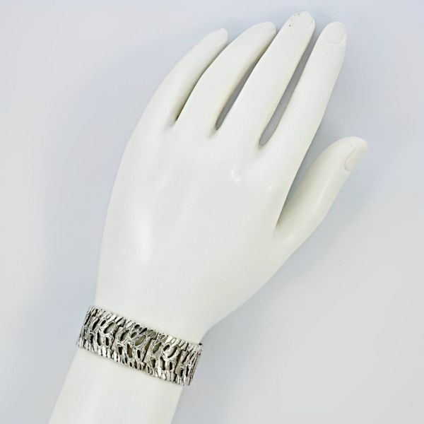 Kollmar & Jourdan Sterling Silver Modernist Link Bracelet 1950s