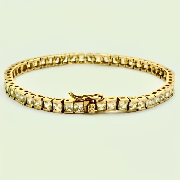 DBJ Gold Vermeil on Sterling Silver Tennis Bracelet