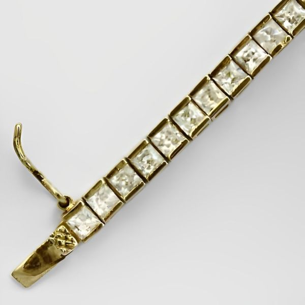 DBJ Gold Vermeil on Sterling Silver Tennis Bracelet