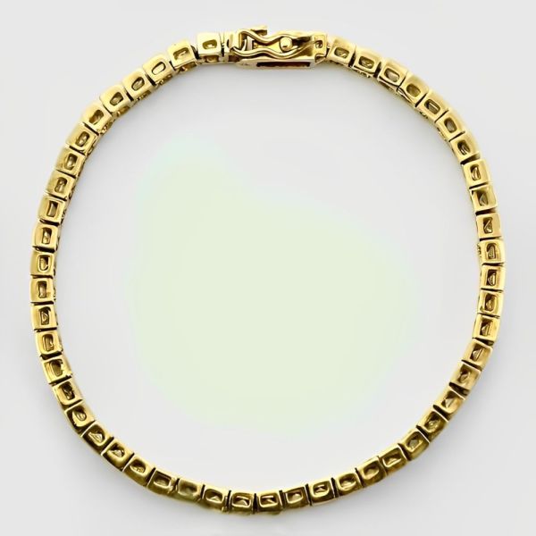 DBJ Gold Vermeil on Sterling Silver Tennis Bracelet