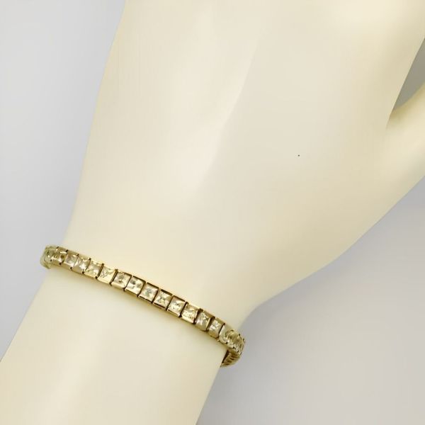 DBJ Gold Vermeil on Sterling Silver Tennis Bracelet