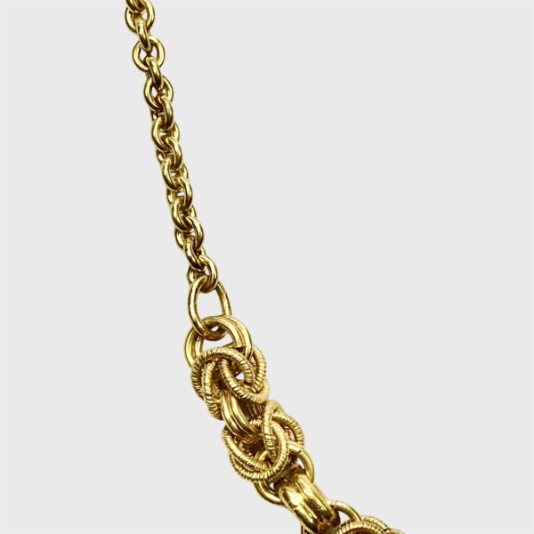 Jakob Bengel Gold Plated Byzantine Necklace circa 1930s