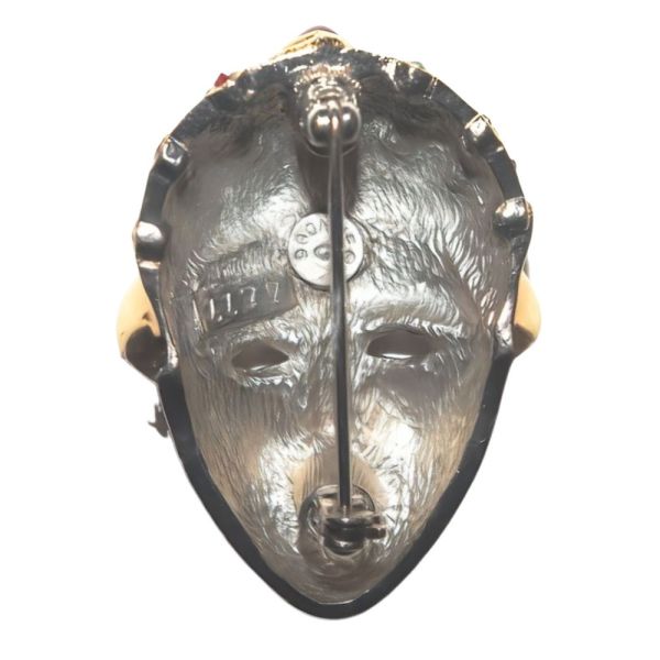 Gontie Vintage Mask Face Brooch