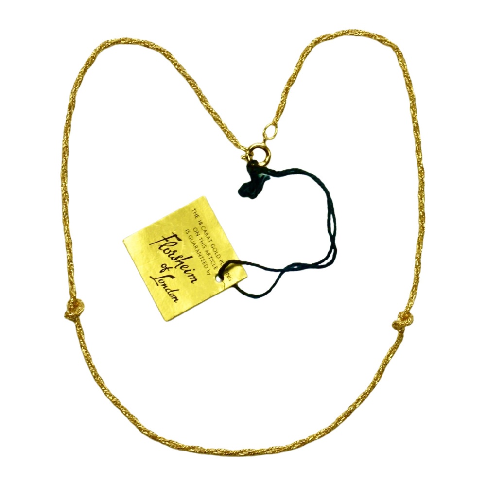 Florsheim of London 18K Gold Plated Knot Necklace