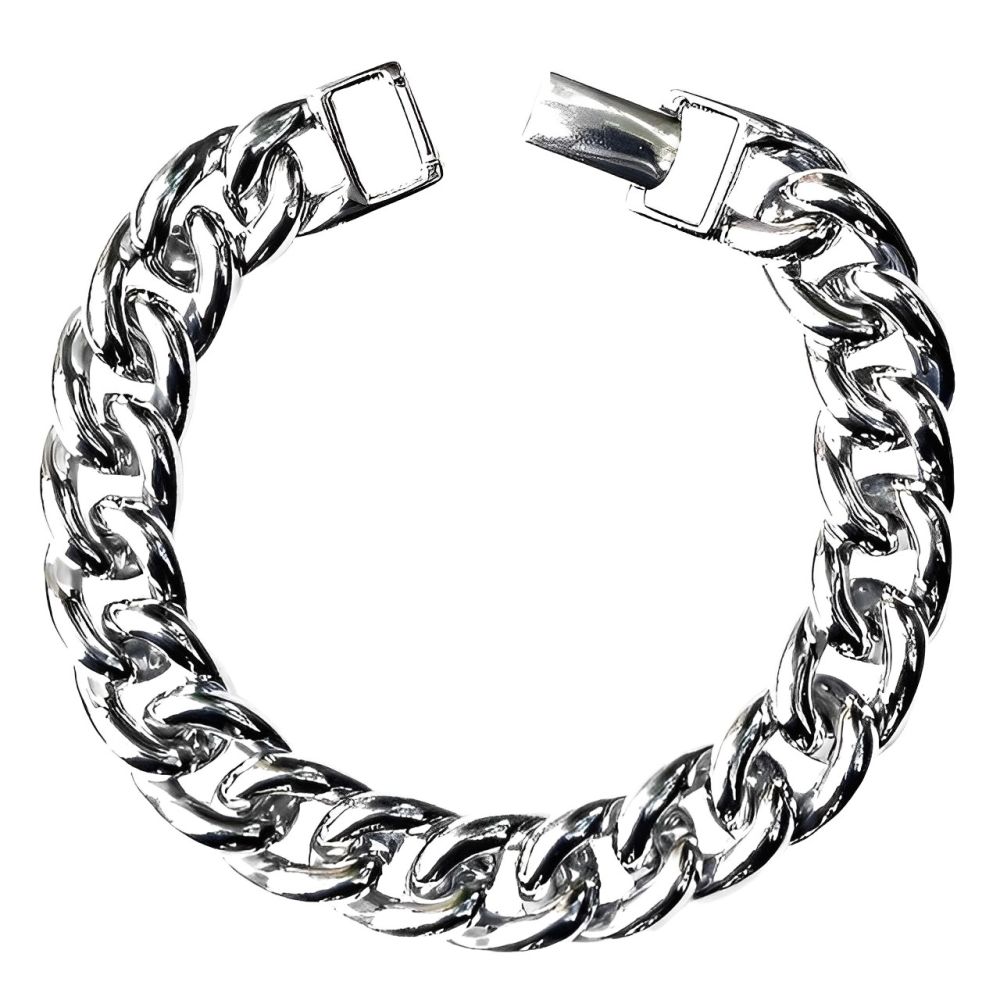 Napier Silver Tone Link Bracelet circa 1980s