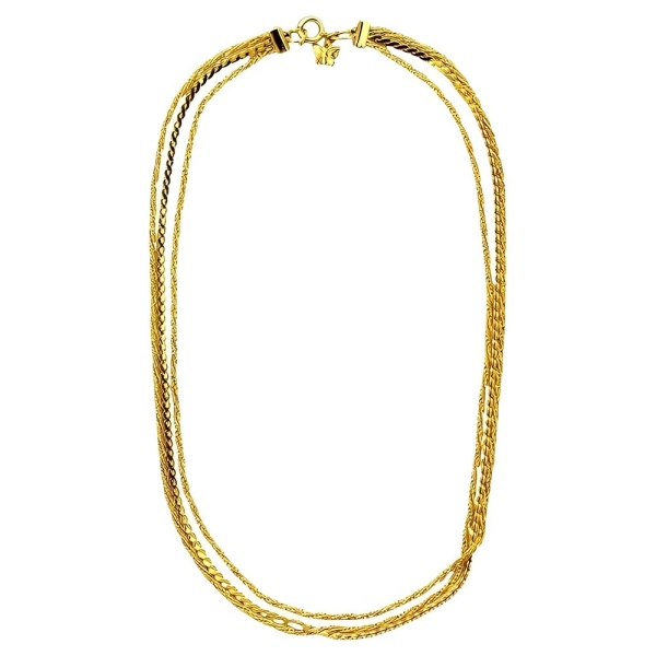 Michelle Ren Gold Plated Necklace circa 1980s