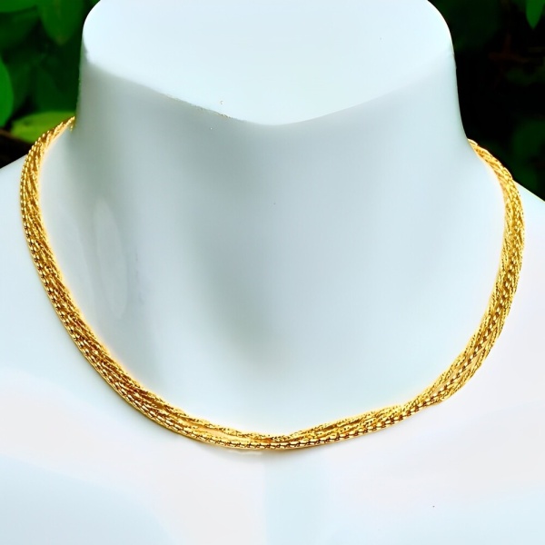 Michelle Ren Gold Plated Necklace circa 1980s