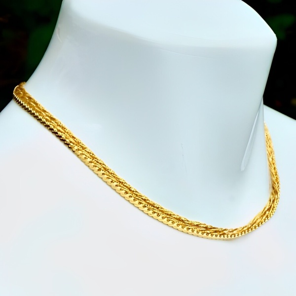 Michelle Ren Gold Plated Necklace circa 1980s