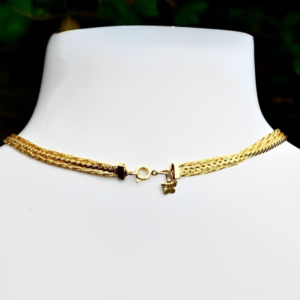 Michelle Ren Gold Plated Necklace circa 1980s