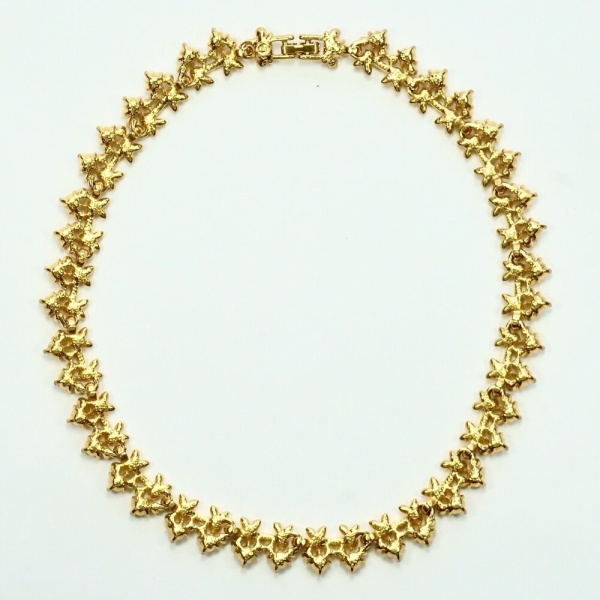 Past Times Gold Plated and Faux Pearl Necklace