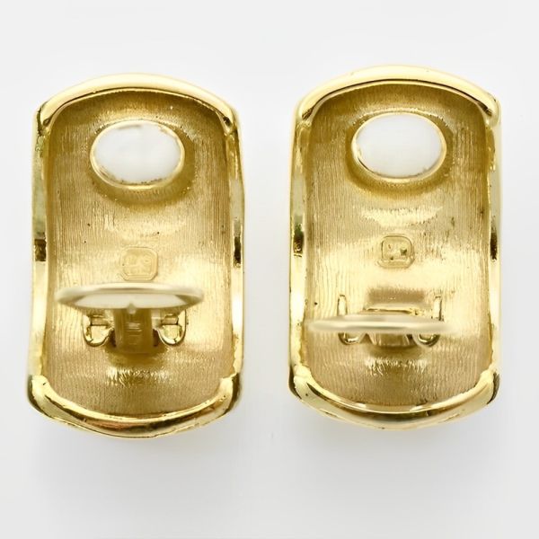 Pierre Lang Gold Plated Half Hoop Clip On Earrings