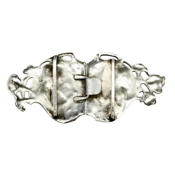 Art Nouveau Revival Belt Buckle circa 1970s