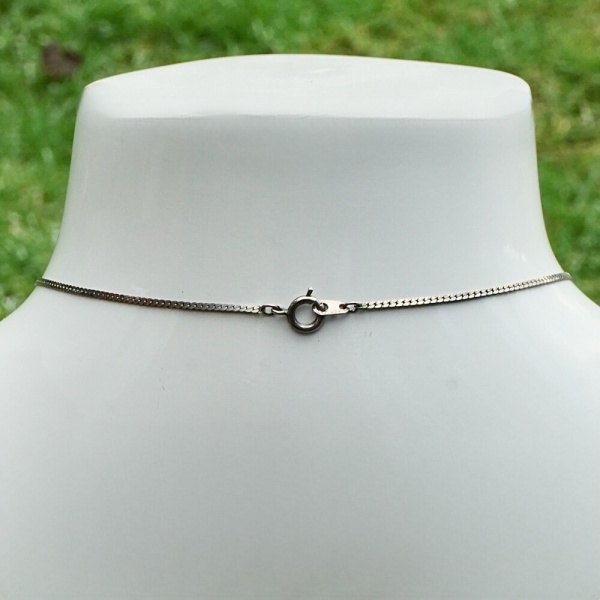 Silver Plated Rhinestones Lucky Horseshoe Necklace