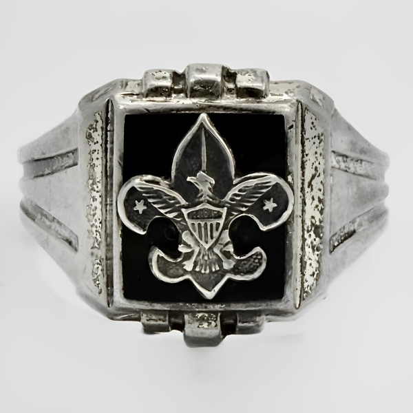 Sterling Silver Scouts Ring circa 1930s