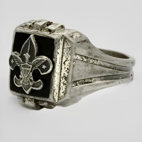 Sterling Silver Scouts Ring circa 1930s